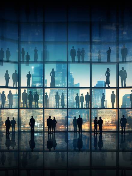 business-reflections-silhouettes-window