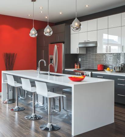 modern-kitchen-island-with-white-countertop-bar-stools