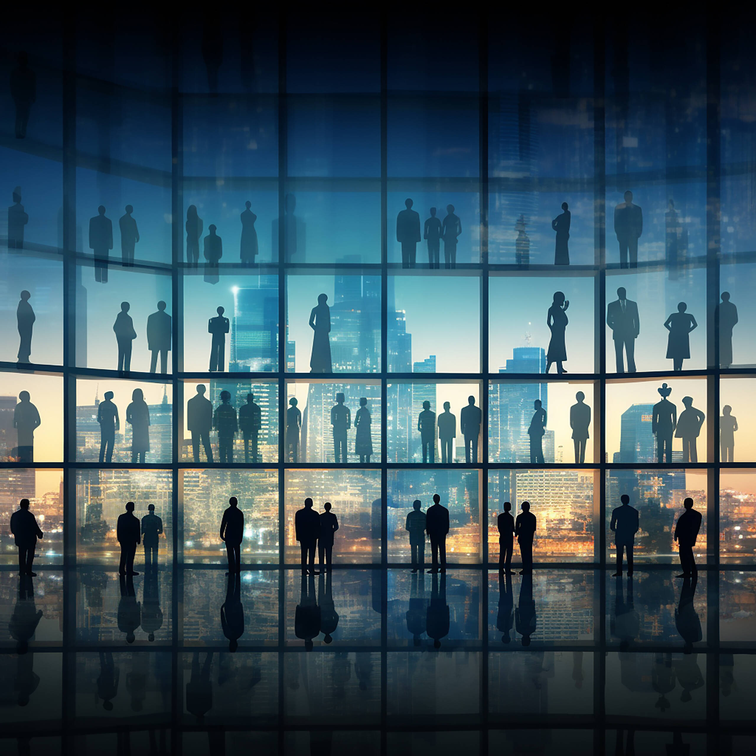 business-reflections-silhouettes-window